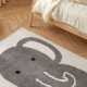 Dětský kusový koberec Hanse Home Snuggle 106453 Cream Grau