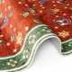 Kruhový kusový koberec Villeroy & Boch Toy´s Delight Nostalgic Noel 106499 Red Green