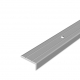 Schodová hrana vrtaná - Stříbrná 24,5x10 mm
