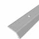 Ukončovací profil vrtaný - Stříbrný 38x10 mm