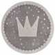 Dětský kusový koberec Hanse Home Adventures 105969 Crown Grey
