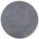 Kruhový kusový koberec Elle Decoration New York 106205 Light Grey
