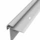 Schodový profil vrtaný - Stříbrný Matný 47x39 mm