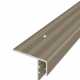 Schodový profil vrtaný pro LED osvětlení - Stříbrný Matný 60x45 mm