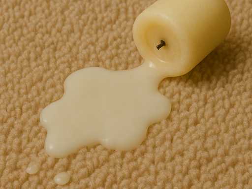 Jak odstranit vosk z koberce