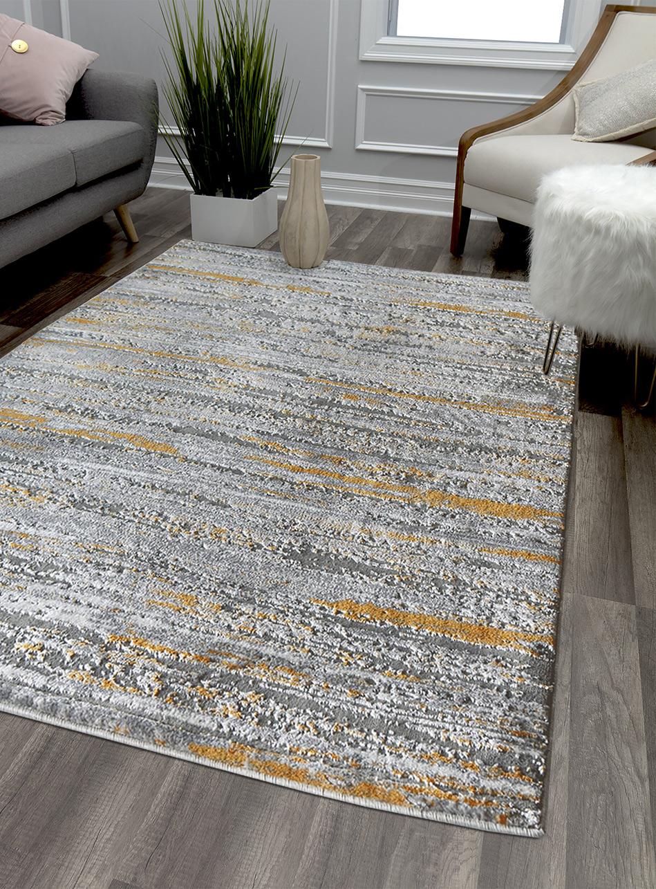 Kusový koberec Zara 8488 Yellow Grey 140x190 cm