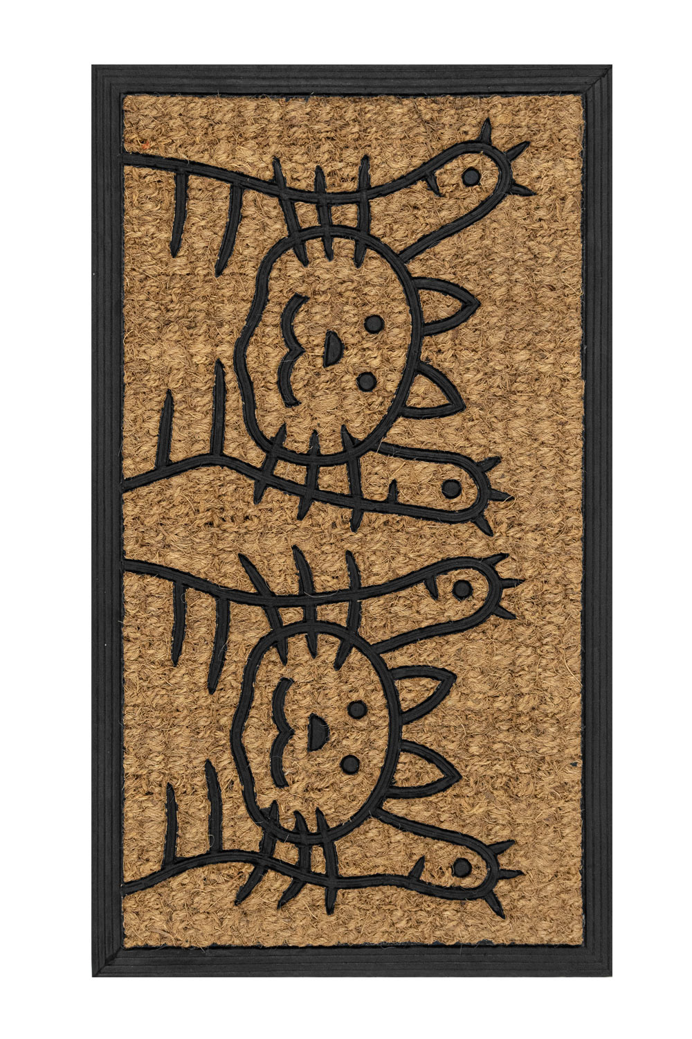 Kokosovo-gumová rohožka - kočky 40x70 cm