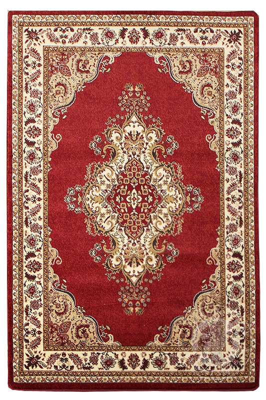 Kusový koberec Medailon 6985A Red Ø 190 cm