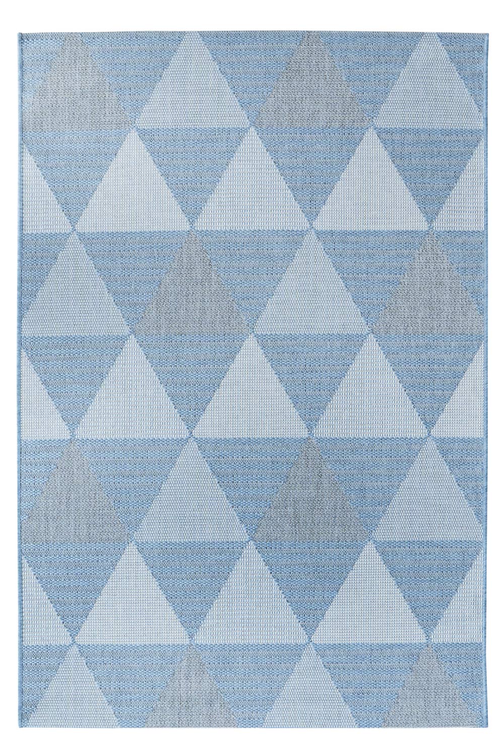 Kusový koberec Flat 21132 Ivory Silver/Light Blue 60x110 cm