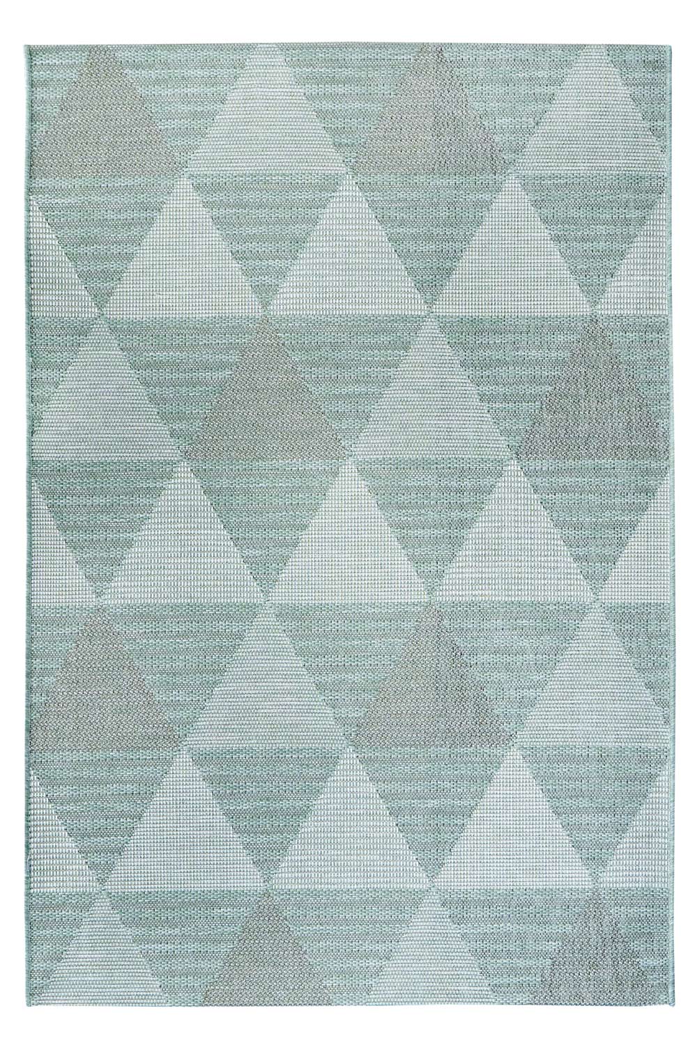 Kusový koberec Flat 21132 Ivory Silver/Mint 160x230 cm