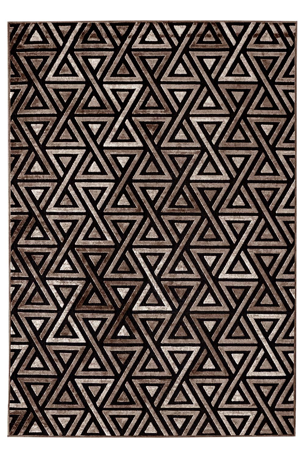 Kusový koberec RAGUSA 2503/80 Brown/Black 140x200 cm