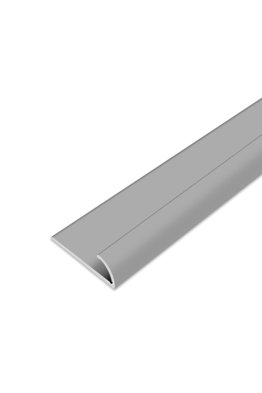 Ukončovací profil samolepící - Stříbrný 24x6 mm