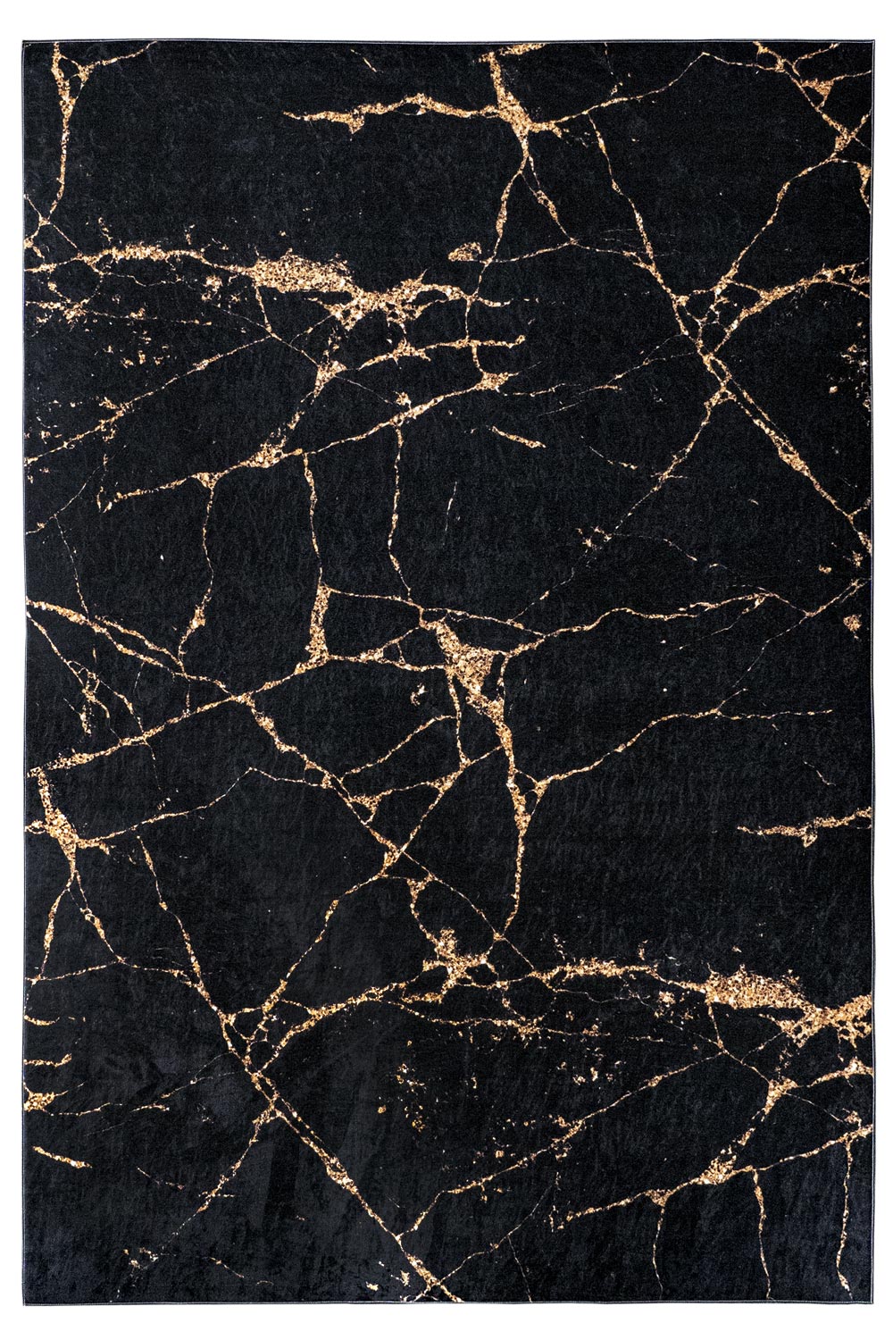 Kusový koberec PORTE 2007 Black/Gold 50x80 cm