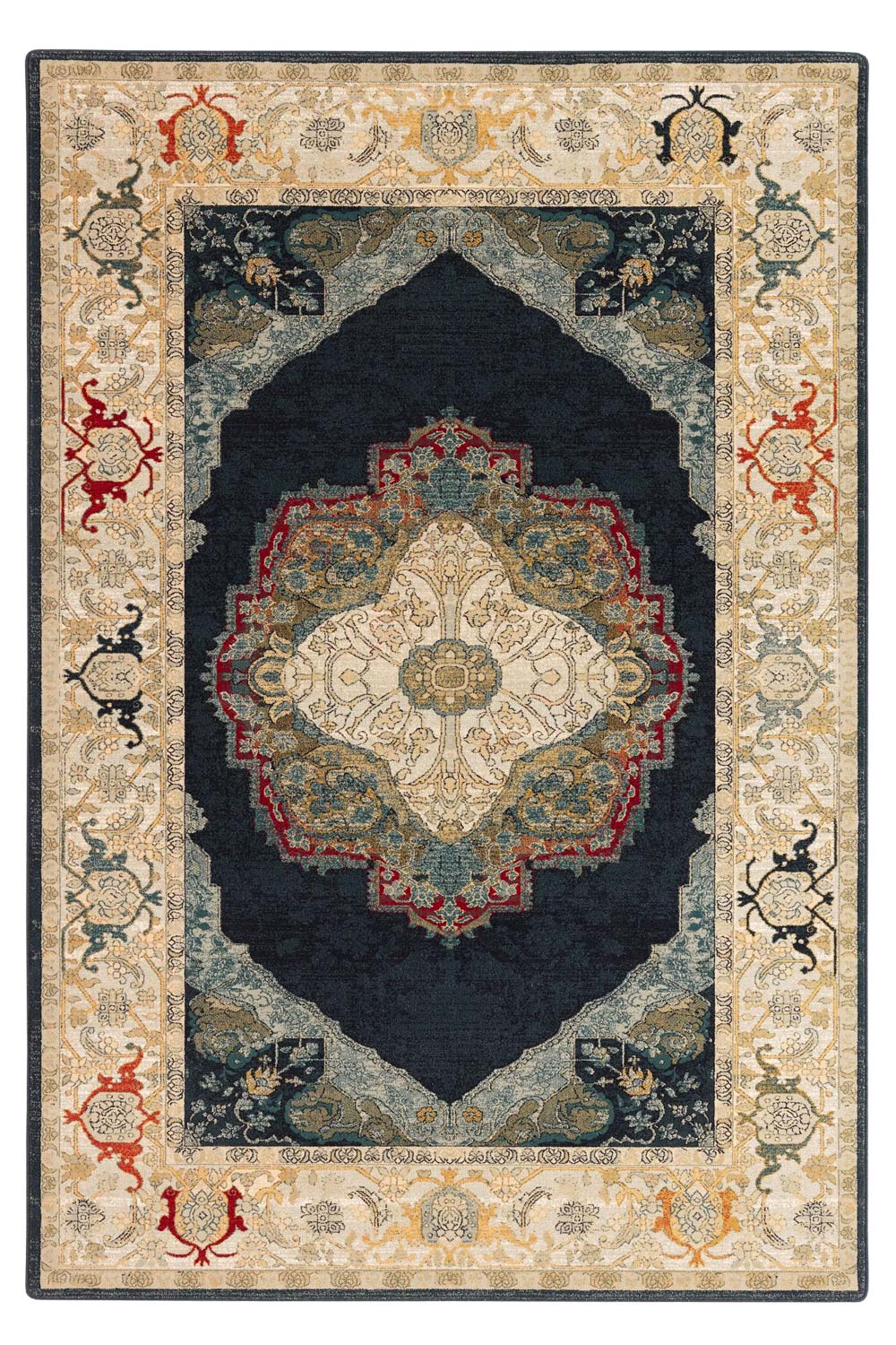 Kusový koberec POLONIA Palazzo Velvet Navy 200x300 cm