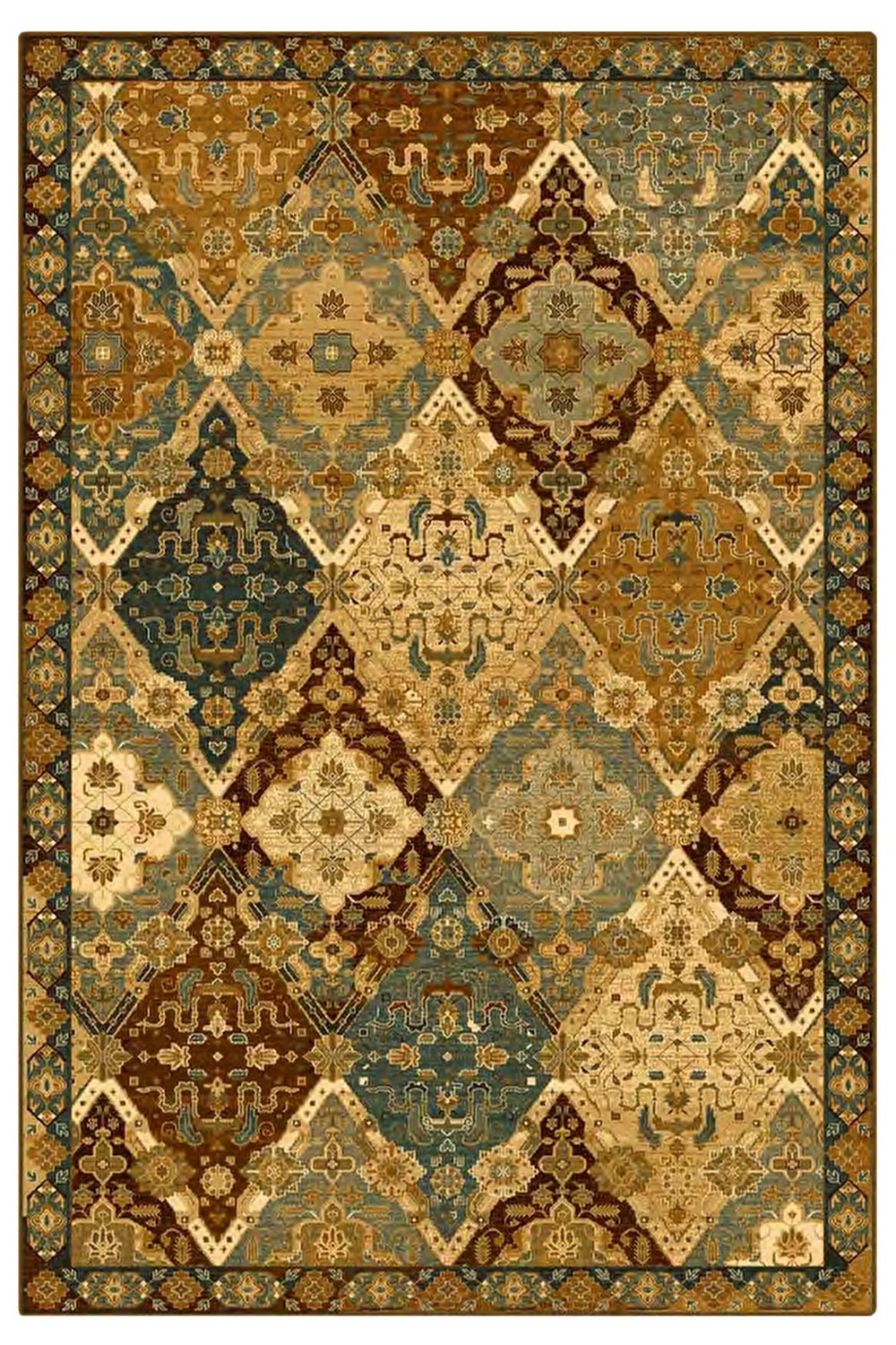 Kusový koberec OMEGA Lava Miód 2242 dD2