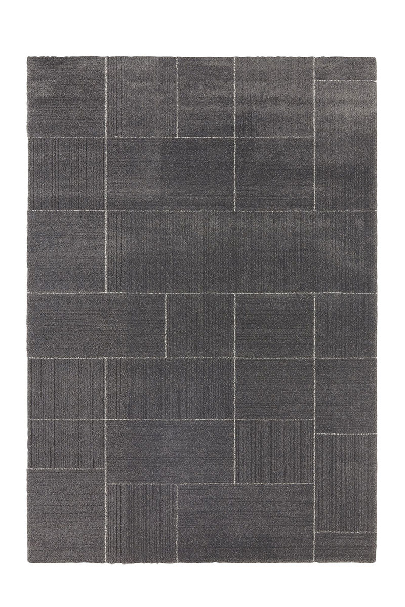 Kusový koberec Elle Decoration Glow 103653 Dark grey Cream 80x150 cm