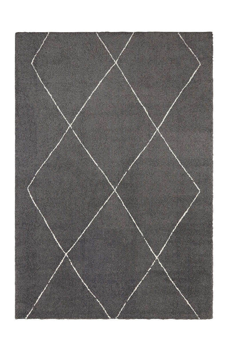 Kusový koberec Elle Decoration Glow 103662 Dark grey Cream 200x290 cm