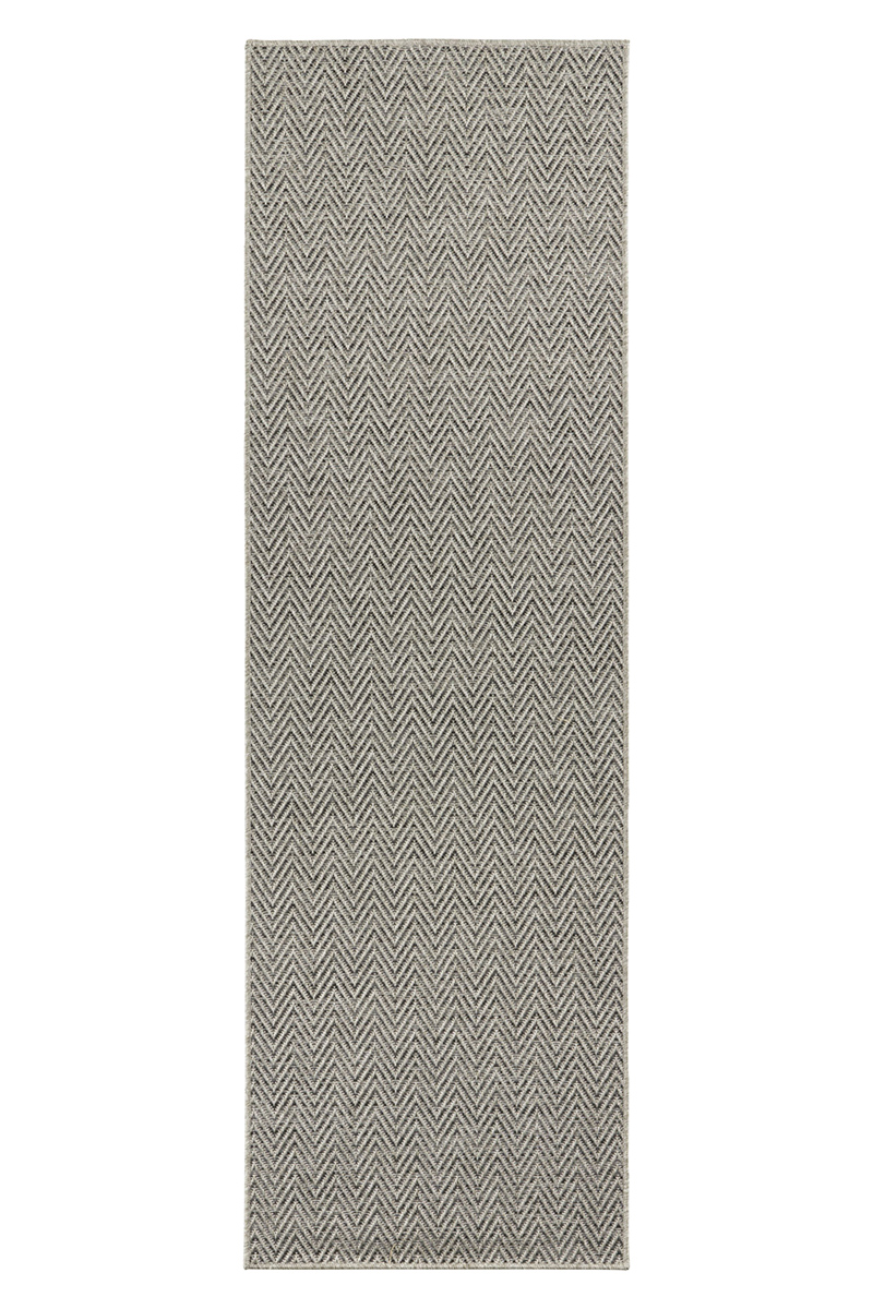 Kusový běhoun Hanse Home BT Carpet Nature 104269 Grey anthracite 80x500 cm