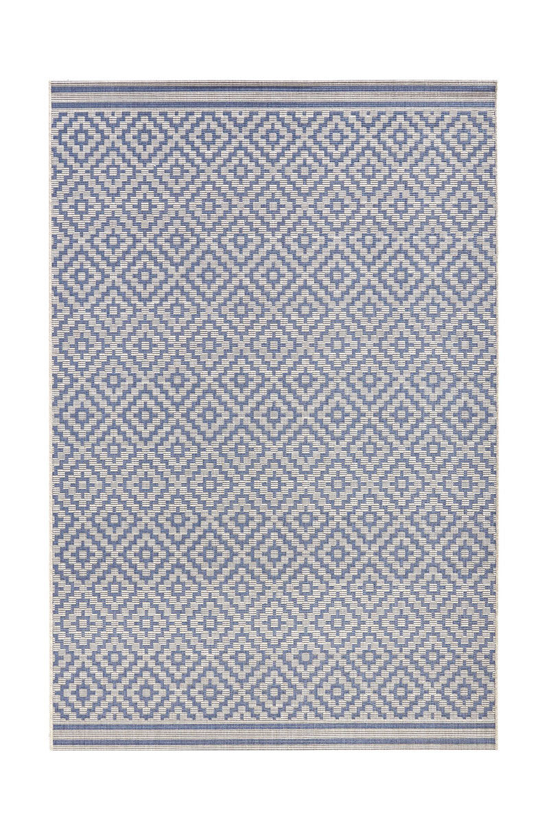 Kusový koberec Northrugs Meadow 102464 Blue Cream 80x150 cm