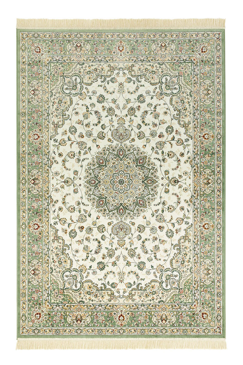 Kusový koberec Nouristan Naveh 104379 Ivory Green 135x195 cm