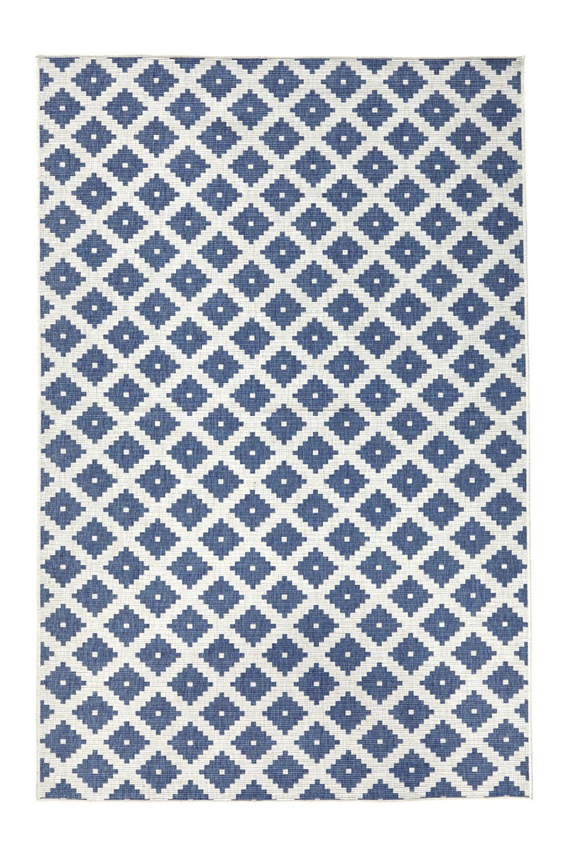 Kusový koberec Northrugs Twin 103128 Blue Cream 200x290 cm