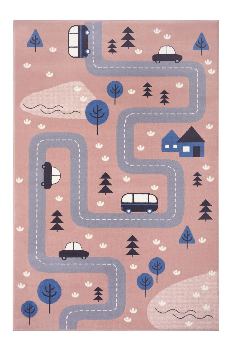 Dětský kusový koberec Hanse Home Adventures 104538 Rose 120x170 cm