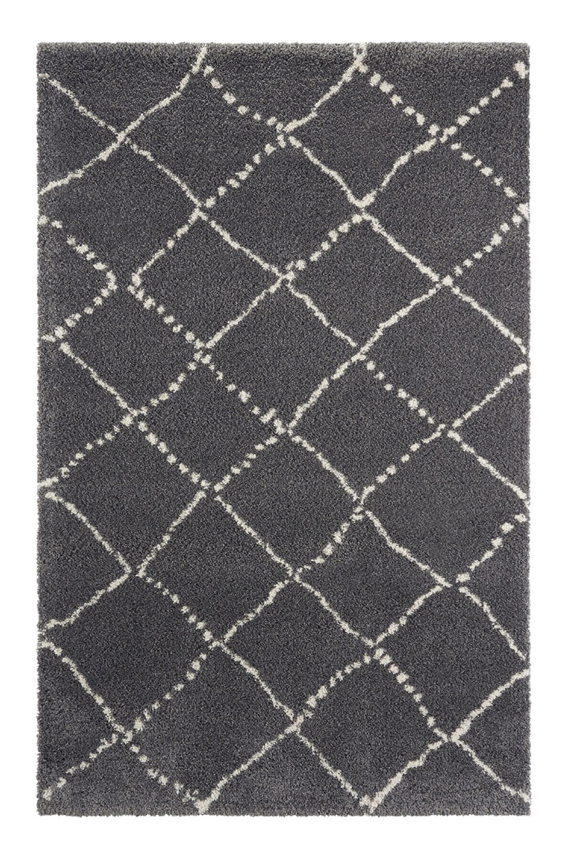 Kusový koberec Mint Rugs Allure 104403 Dark grey Cream 80x150 cm