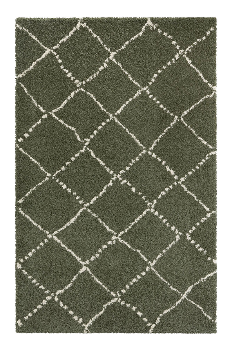 Kusový koberec Mint Rugs Allure 104404 Olive green 160x230 cm