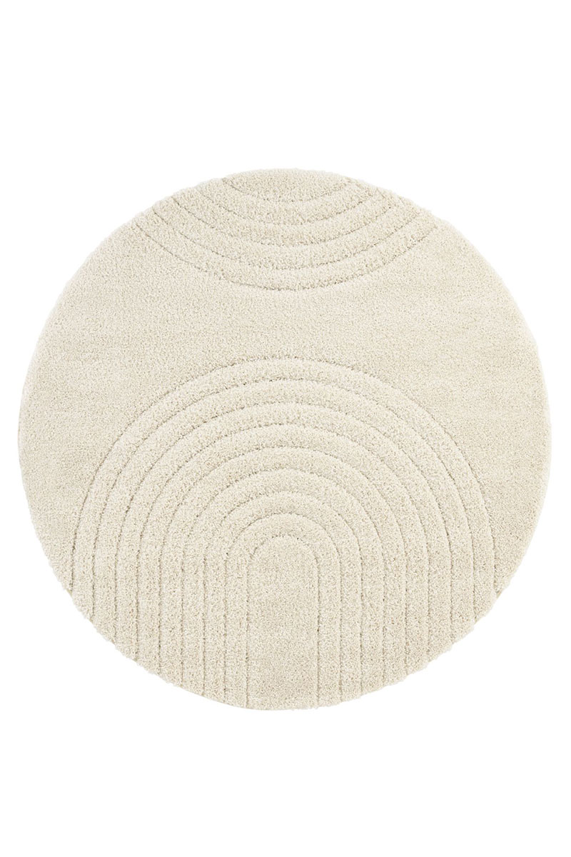 Kusový koberec Mint Rugs Norwalk 105100 Beige Ø 160 cm
