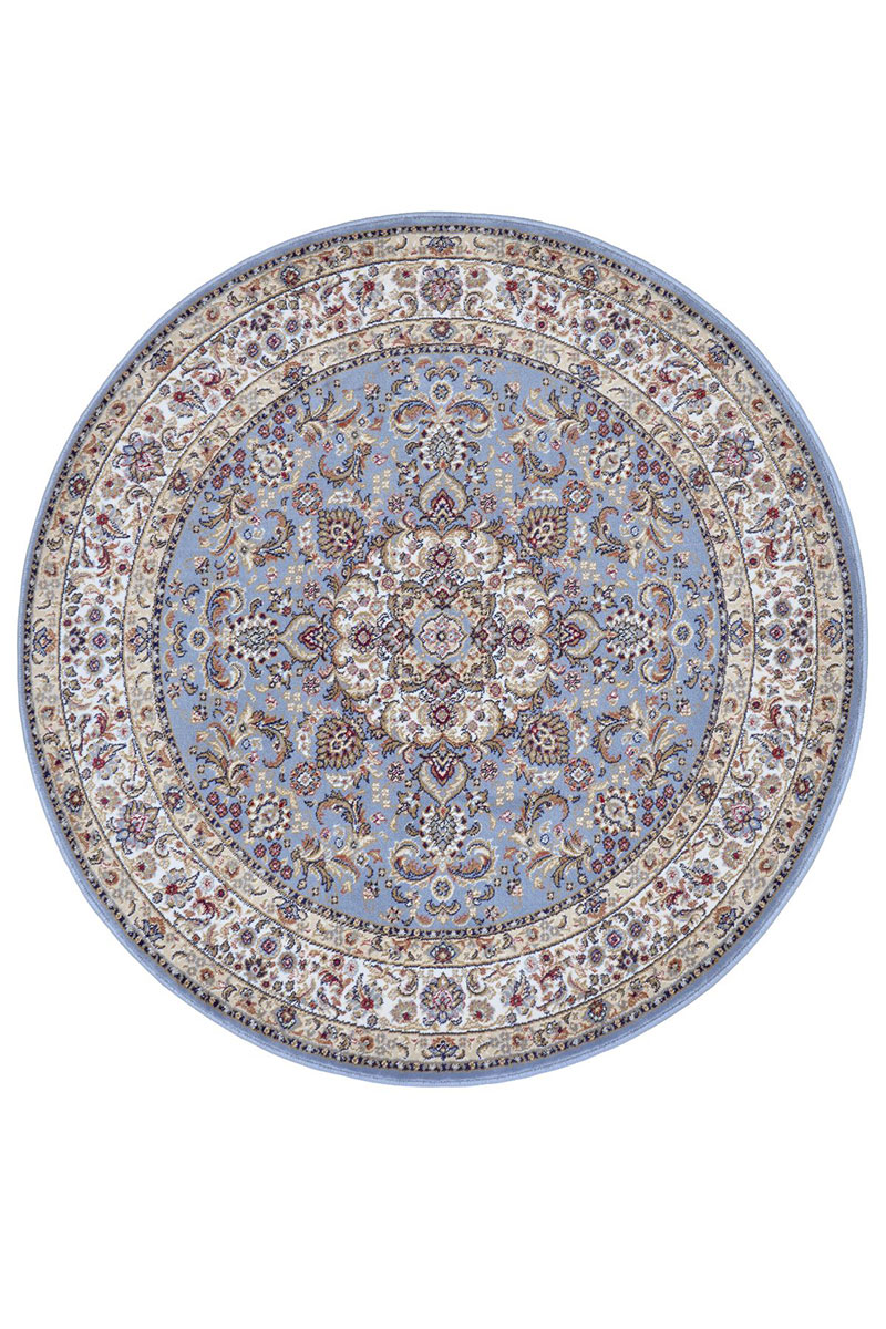 Kusový koberec Nouristan Herat 105275 Zahra Blue Cream kruh