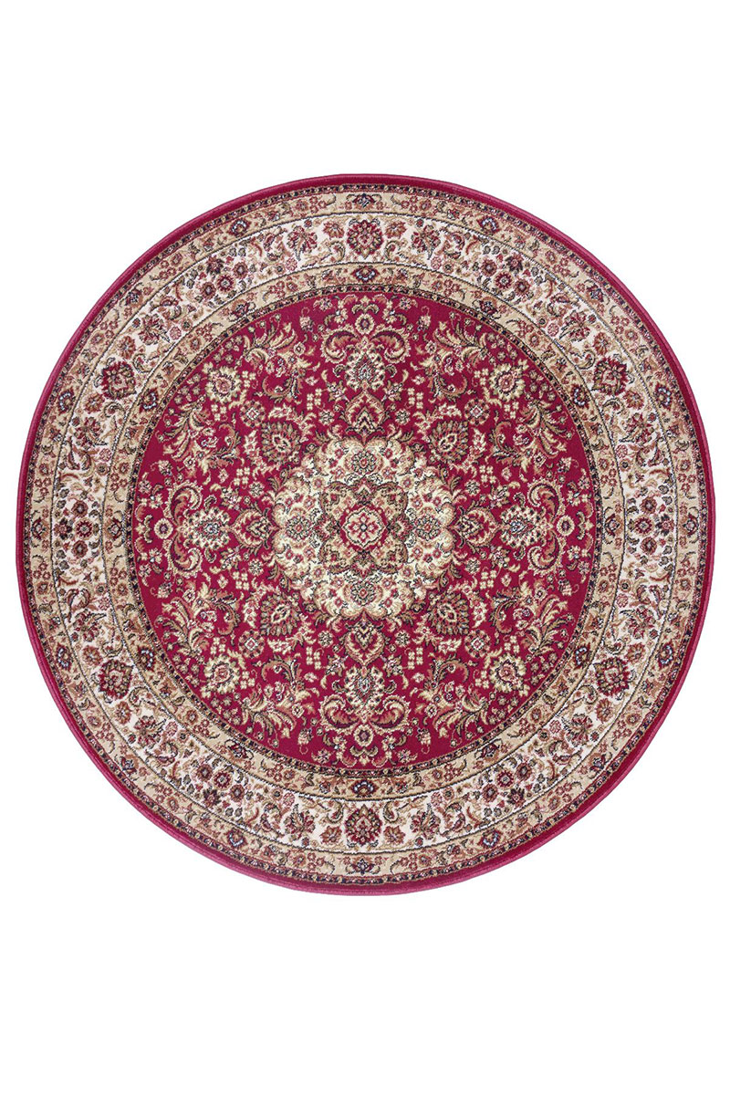 Kusový koberec Nouristan Herat 105276 Zahra Red Cream kruh Ø 160 cm