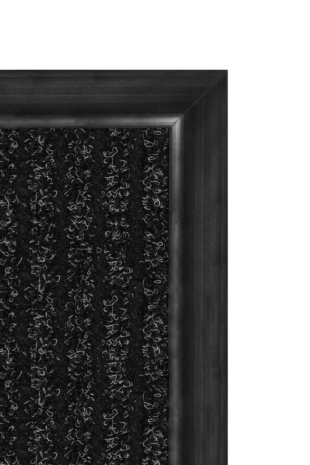 Gumová ukončovací lišta - černá 4,8x0,65 cm