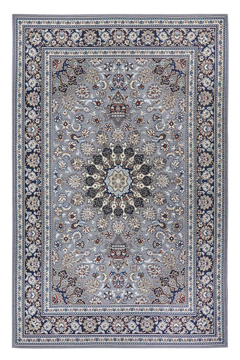 Kusový koberecHanse Home Flair 105717 Kadi Grey Blue 80x165 cm