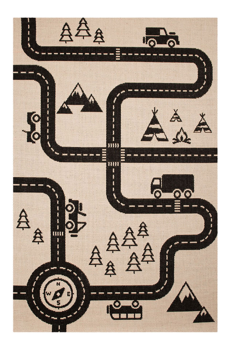 Dětský kusový koberec Zala Living Vini 103024 Road Map Charly 120x170 cm