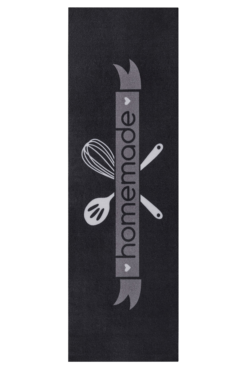 Kuchyňská předložka Hanse Home Cook&Clean 105732 Black White Grey 50x150 cm
