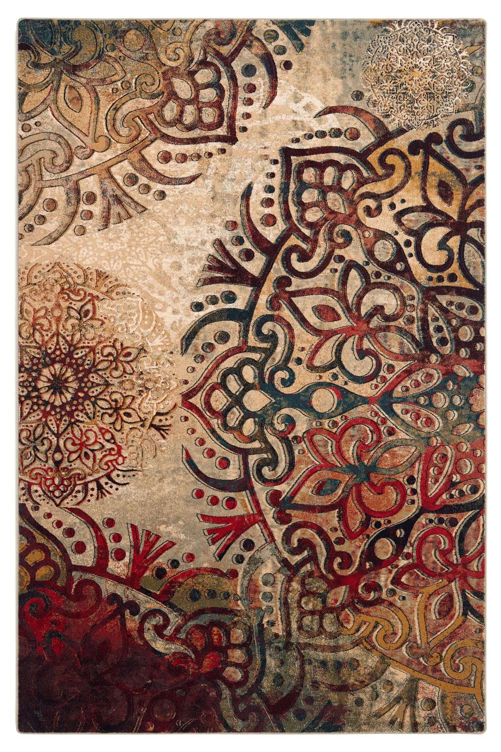 Kusový koberec POLONIA Boho Red 235x350 cm