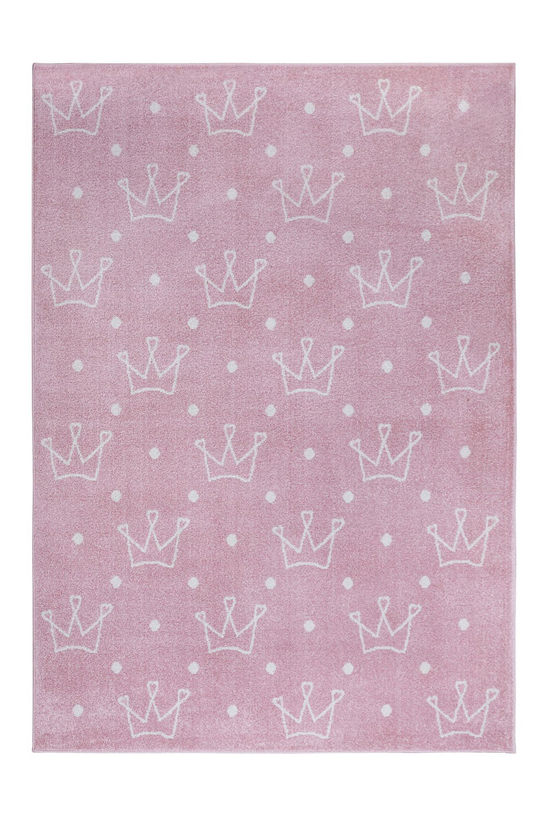 Dětský kusový koberec Hanse Home Adventures 105947 Crowns Rose 120x170 cm