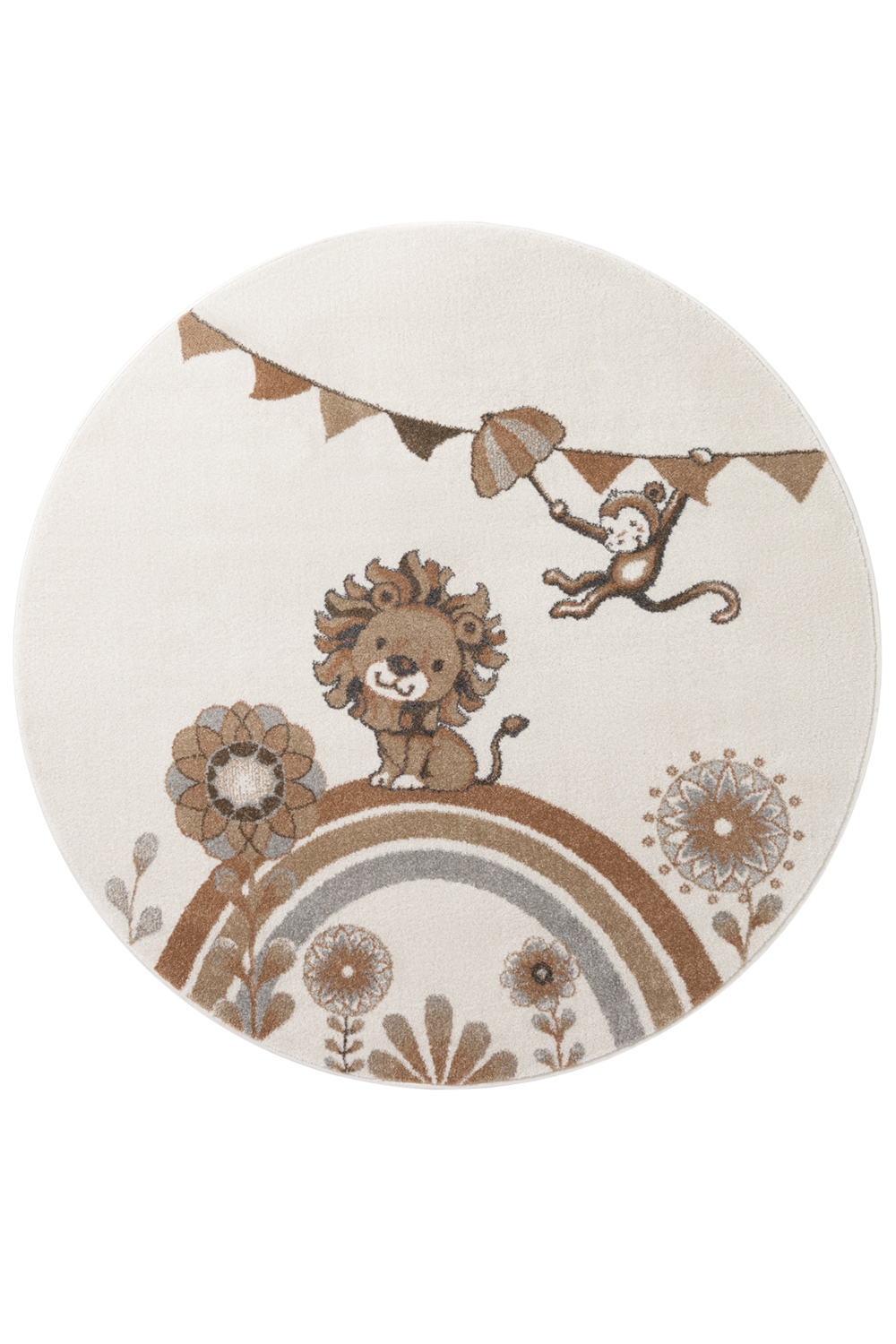 Levně Dětský kusový koberec Villeroy & Boch Boho Kids 106307 Cream Multicolor Ø 160 cm