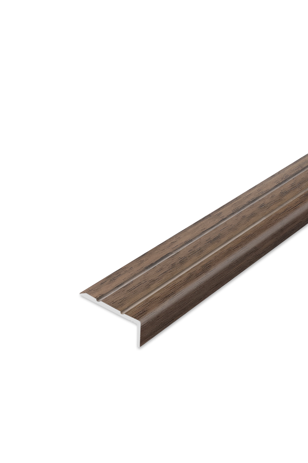 Levně Schodová hrana samolepící - Ořech Grando 24,5x10 mm 0,9 m