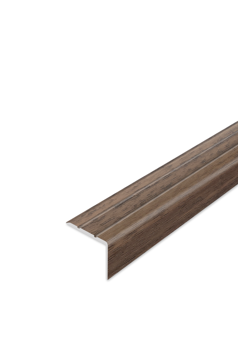 Levně Schodová hrana samolepící - Ořech Grando 24,5x20 mm 0,9 m