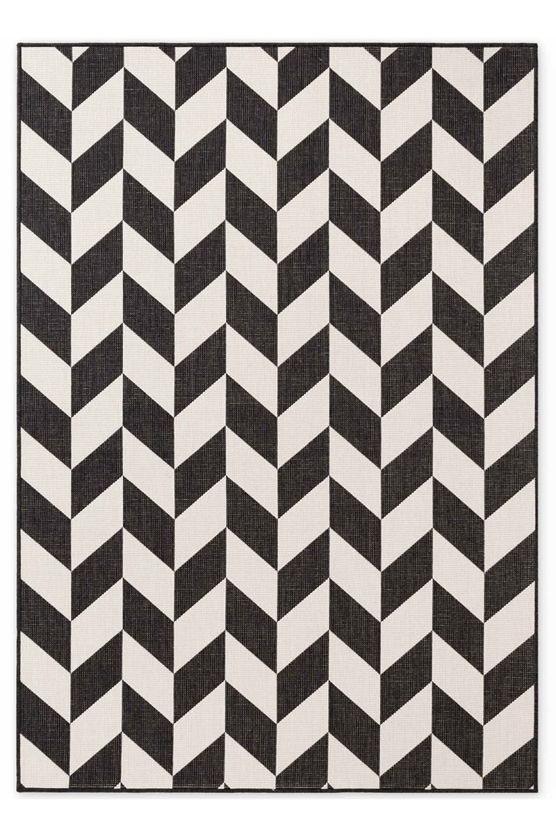 Levně Kusový koberec Ted Baker Haringey 106378 Black White 120x170 cm