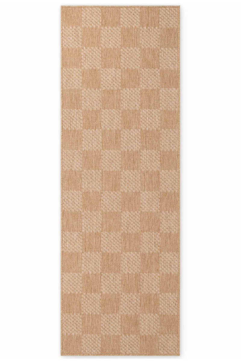 Levně Kusový běhoun Ted Baker Haringey 106386 Jute White 80x200 cm