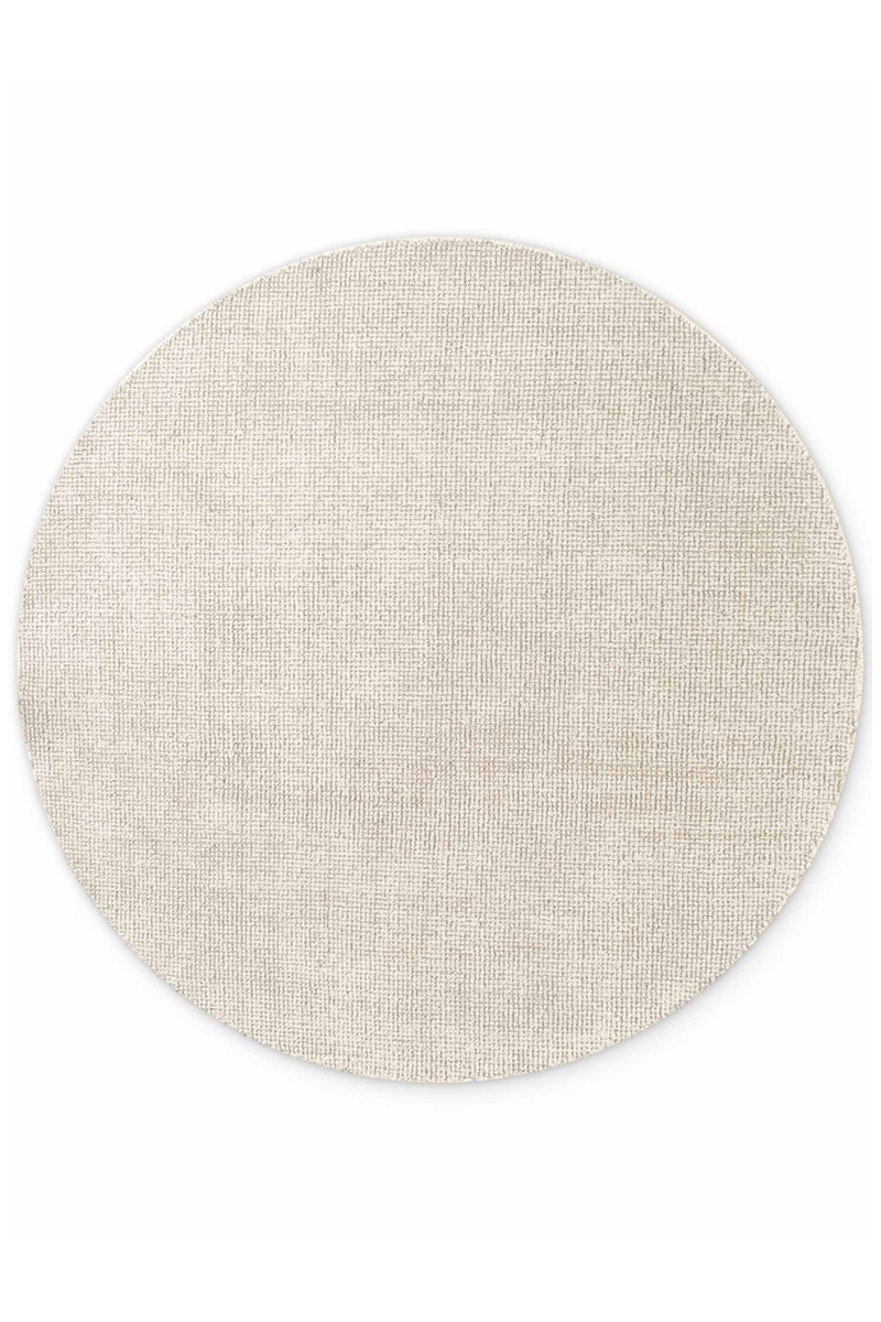 Levně Kruhový kusový koberec Ted Baker Greenwich 106361 Natural White Ø 160 cm