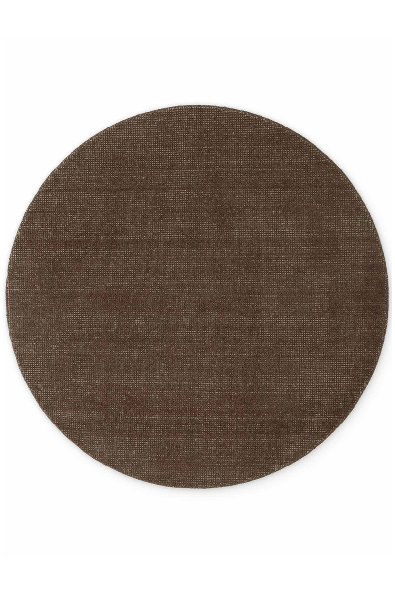 Levně Kruhový kusový koberec Ted Baker Greenwich 106363 Brown Ø 160 cm