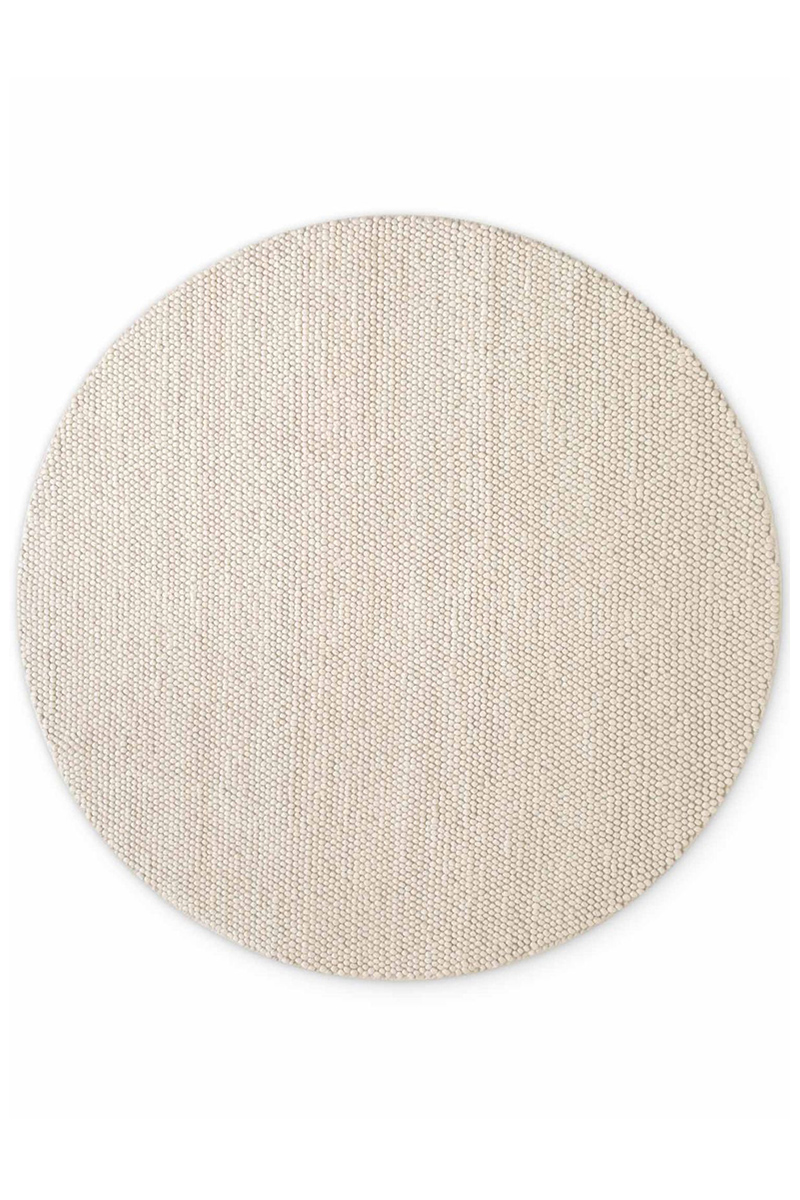 Levně Kruhový kusový koberec Ted Baker Richmond 106365 Natural White Ø 200 cm