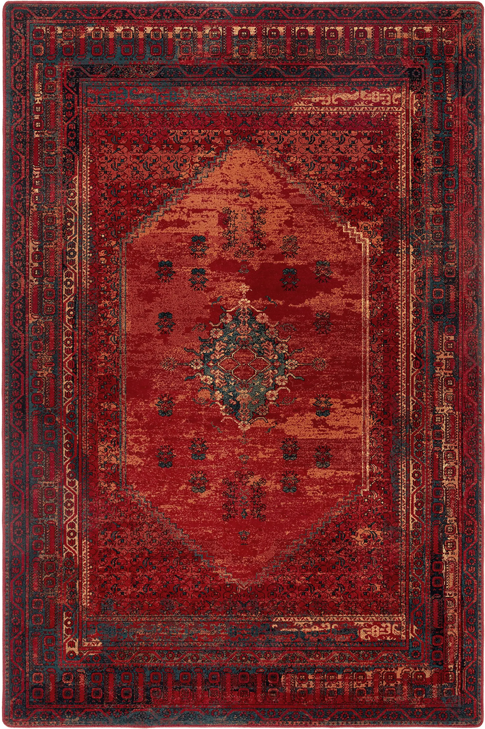 Kusový koberec OMEGA Mistik Red 300x400 cm