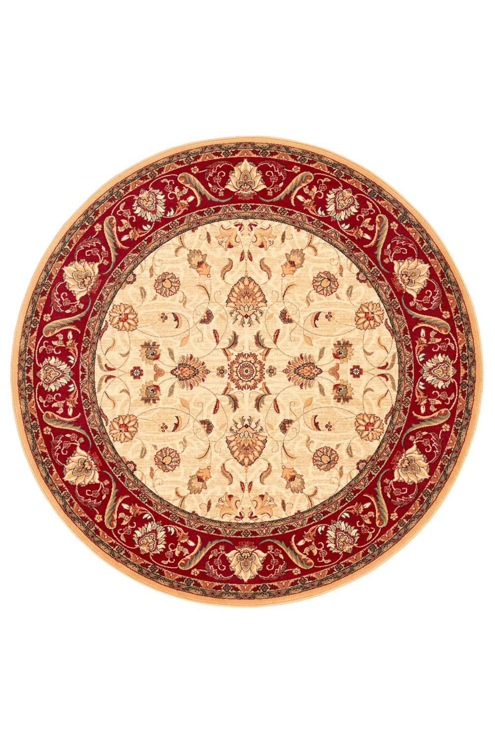 Kusový koberec OMEGA Aries Jasny Rubin Kruh Ø 135 cm
