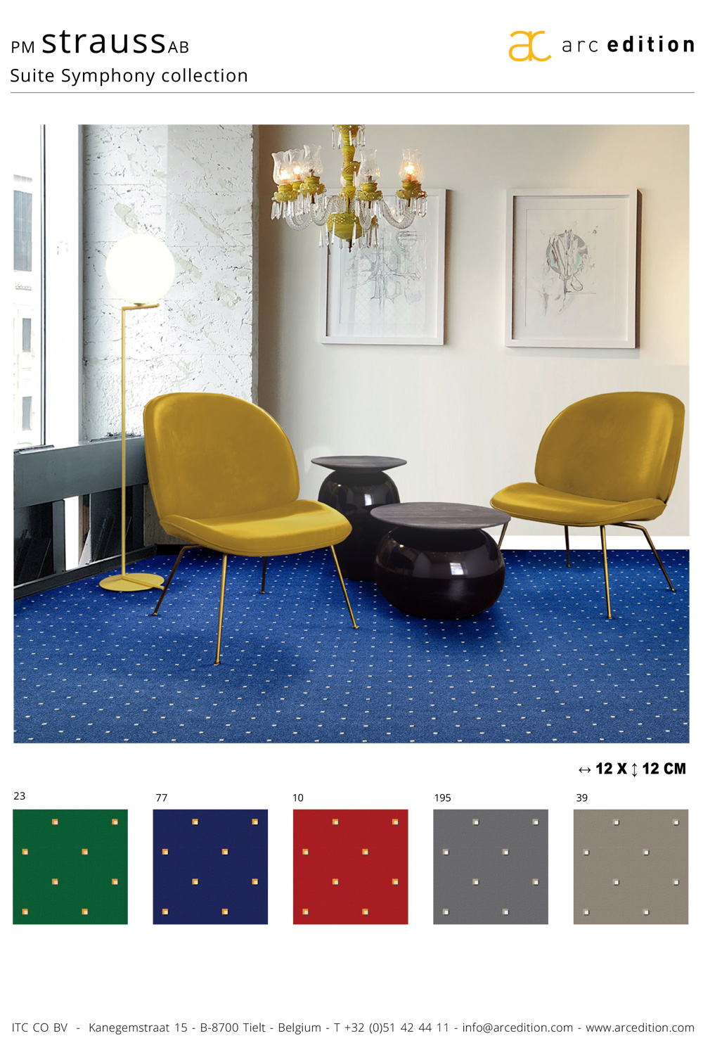 Metrážový koberec PM Debussy