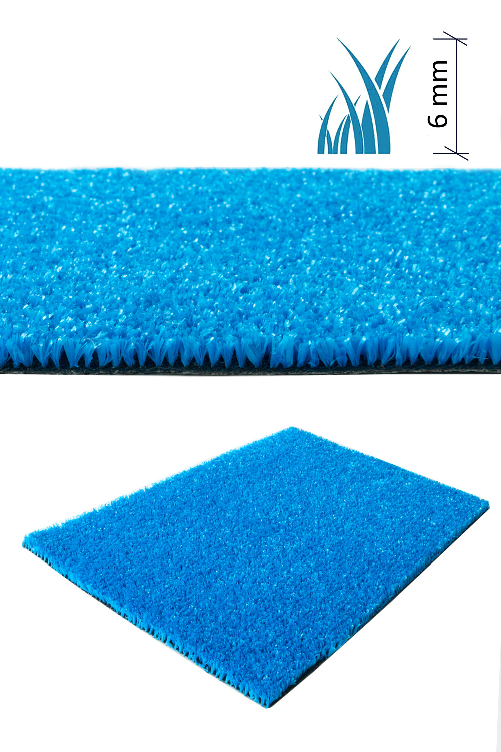 Trávní koberec ORYZON Spring Blue 6000 200 cm