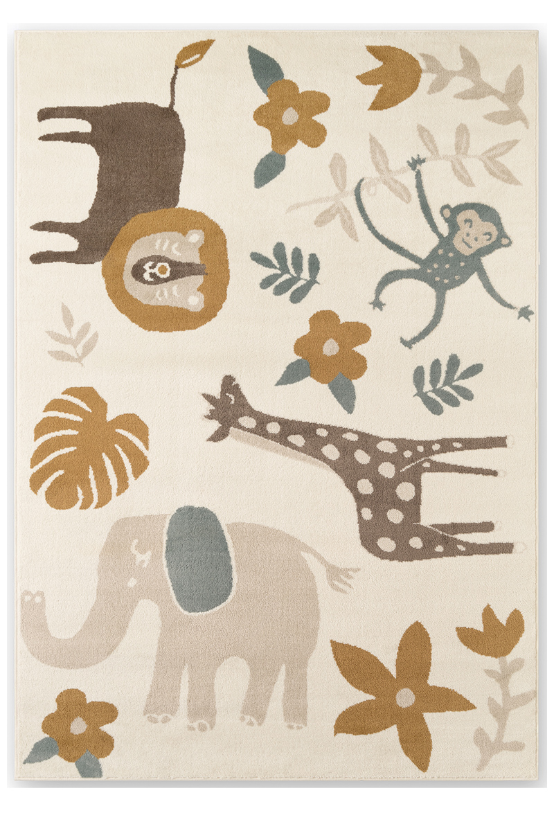 Levně Dětský kusový koberec Hanse Home Adventures 106213 Cream, Multicolor 120x170 cm